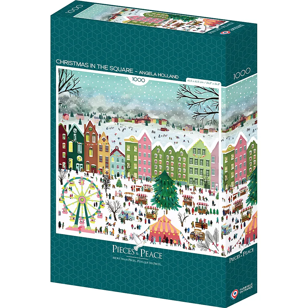Pieces & Peace Puzzle Weihnachten auf dem Platz - 1000 Teile