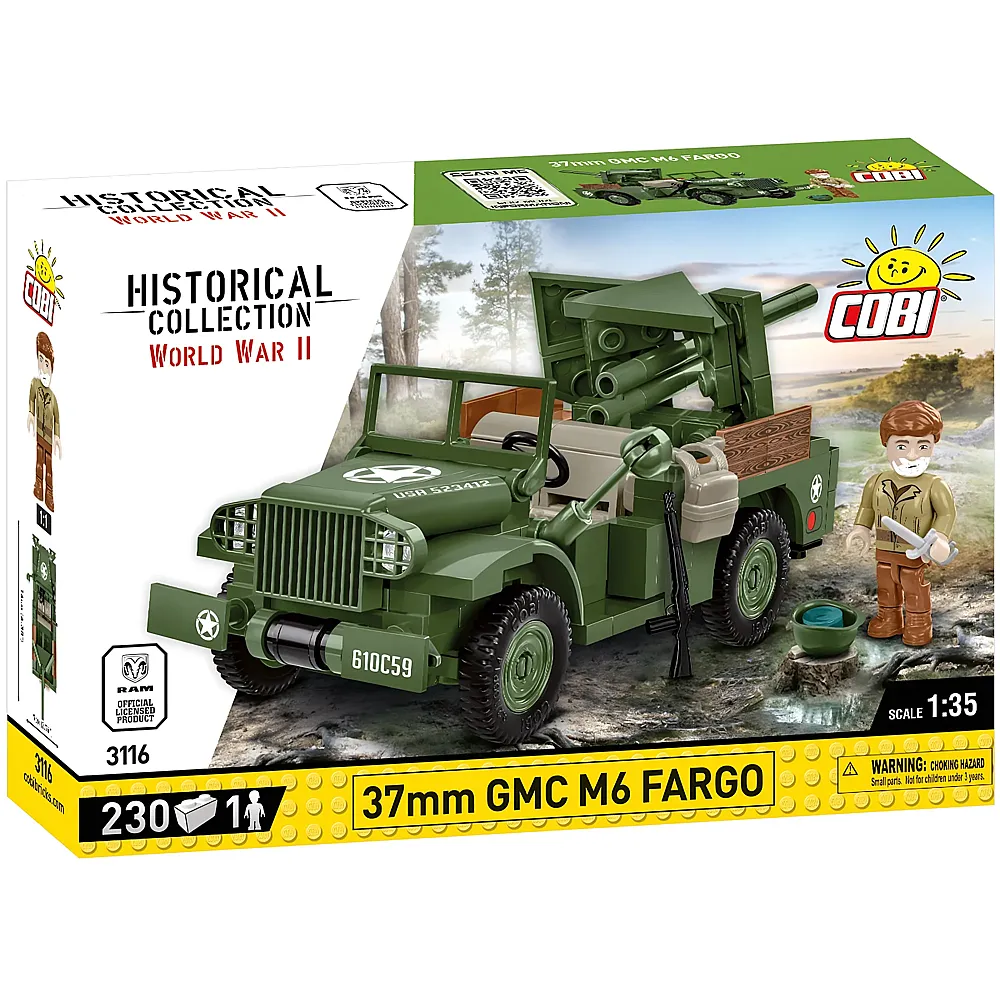 COBI Historical Collection Dodge 37 mm GMC M6 Fargo 3116