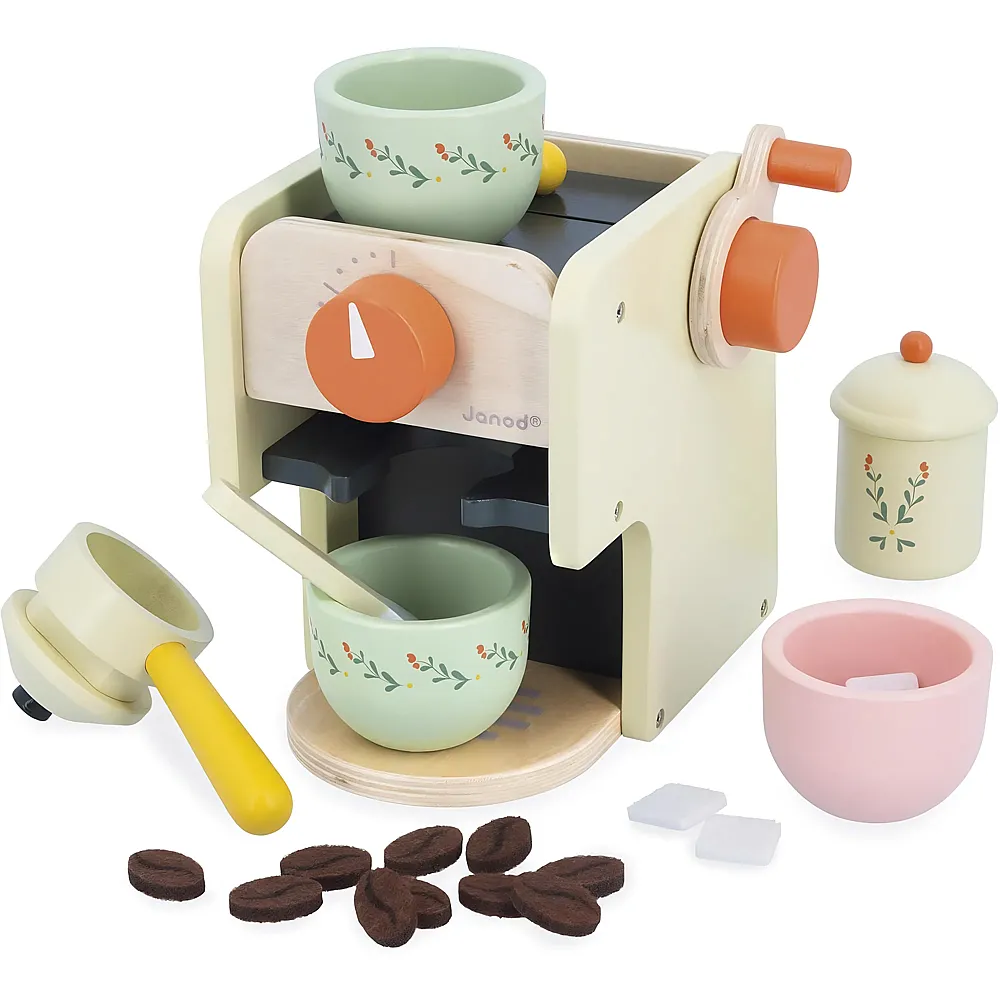 Janod Rollenspiele Kaffemaschine Mammie Soleil