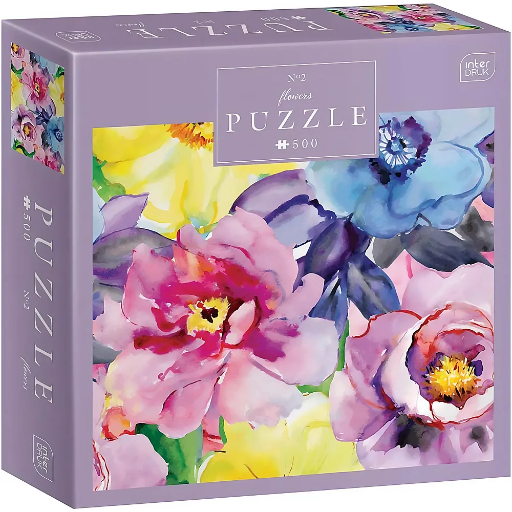 Interdruk Puzzle Flowers No. 2 500Teile