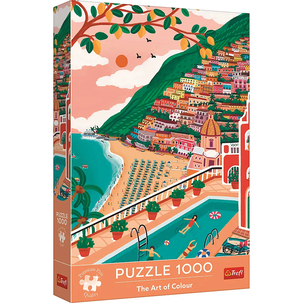 Trefl Puzzle The Art of Colour Positano, Italien - 1000 Teile
