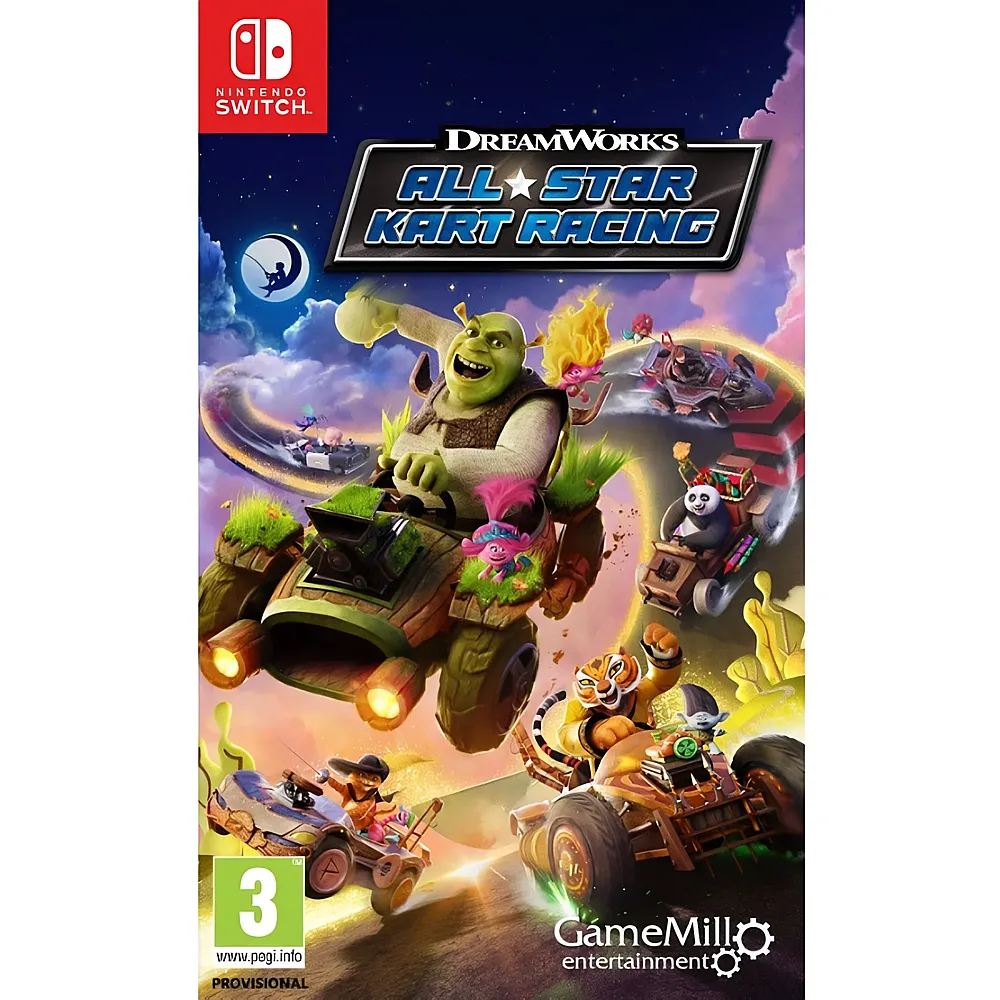 GameMill Switch Dreamworks All-Star Kart Racing