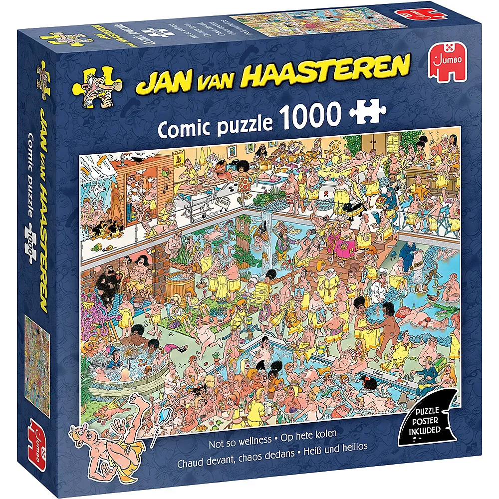 Jumbo Puzzle Jan van Haasteren Heiss und Heillos - 1000 Teile