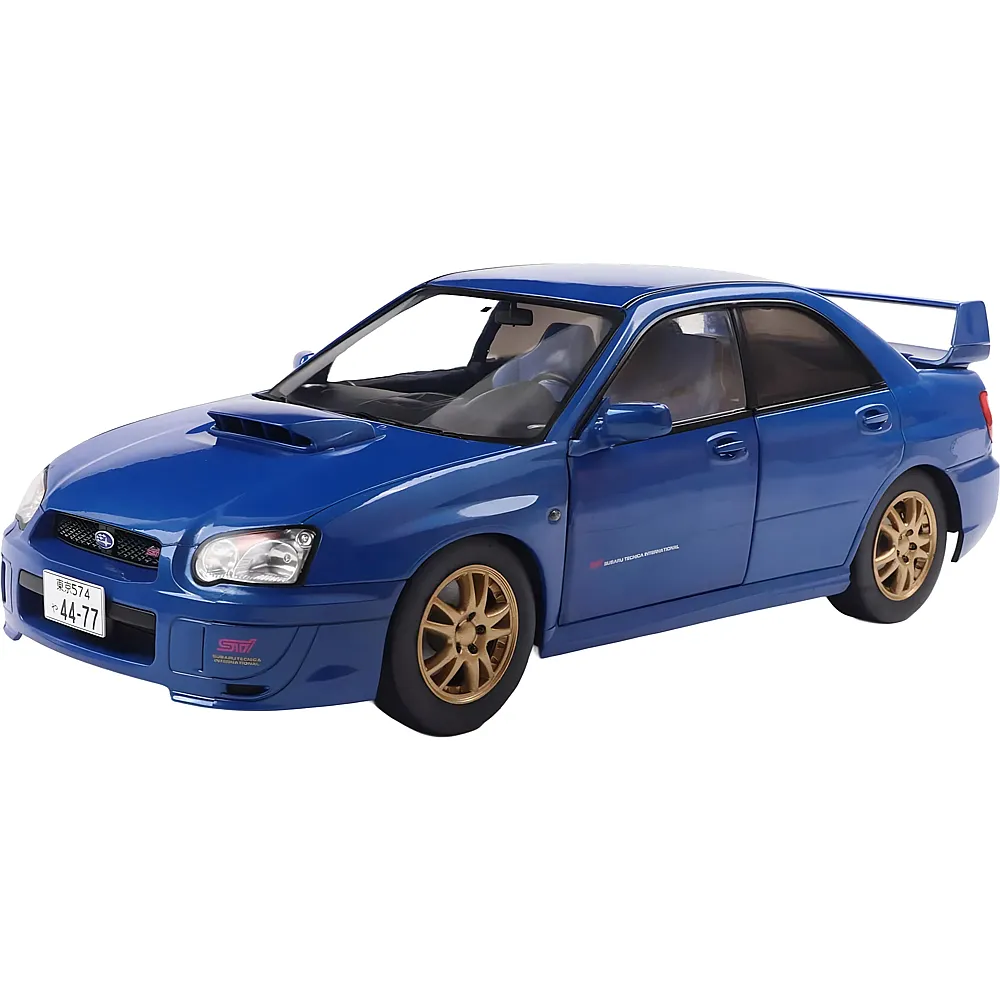 meinspielzeug - Solido 1:18 Subaru Impreza WRX STI Sonic 2003 Blau | Die-Cast 1:18