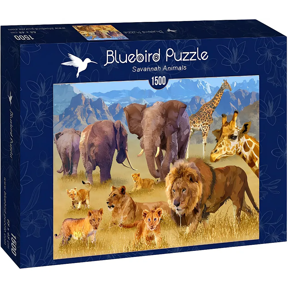 Bluebird Puzzle Savannah Animals 1500Teile