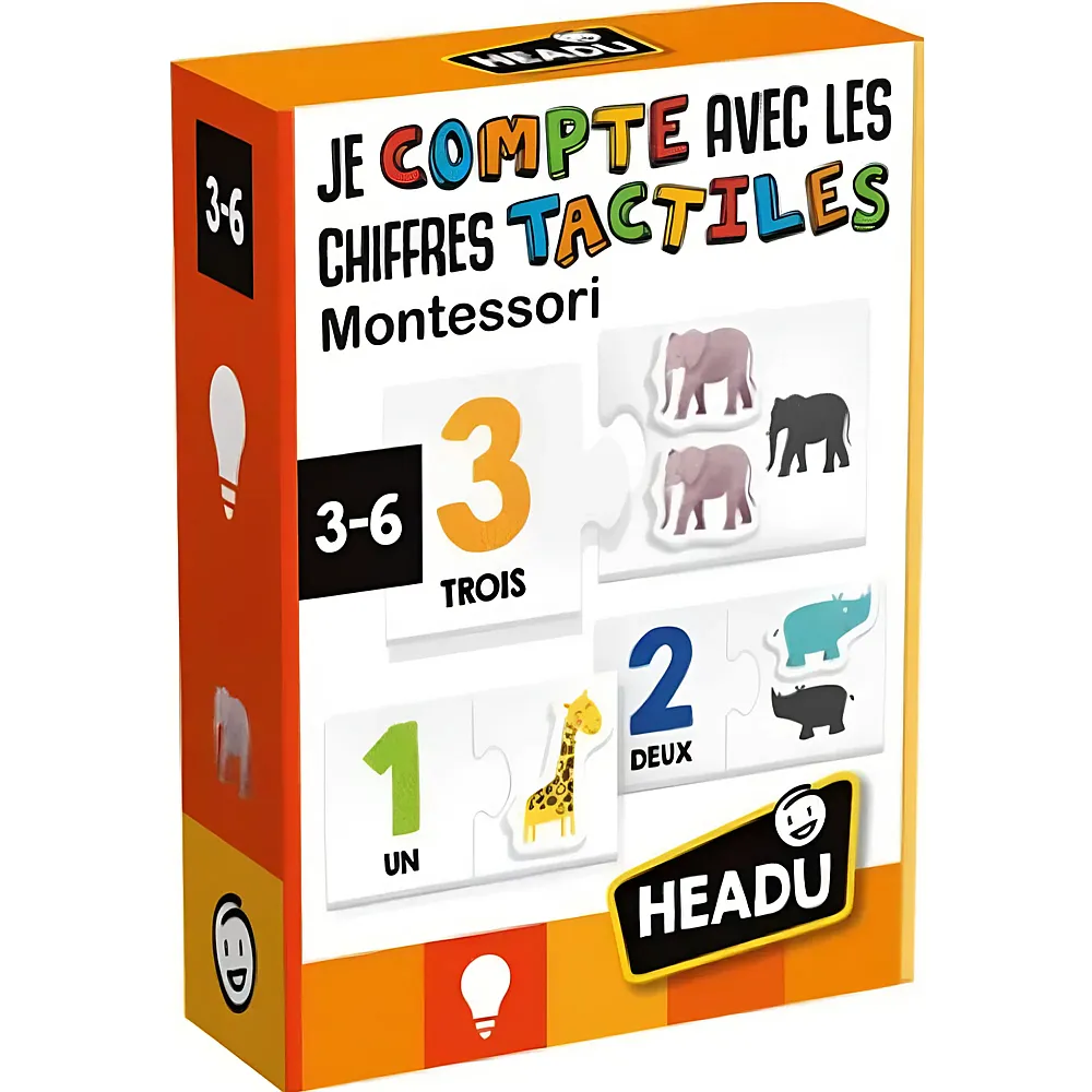 Headu Montessori Je compte avec les chiffres