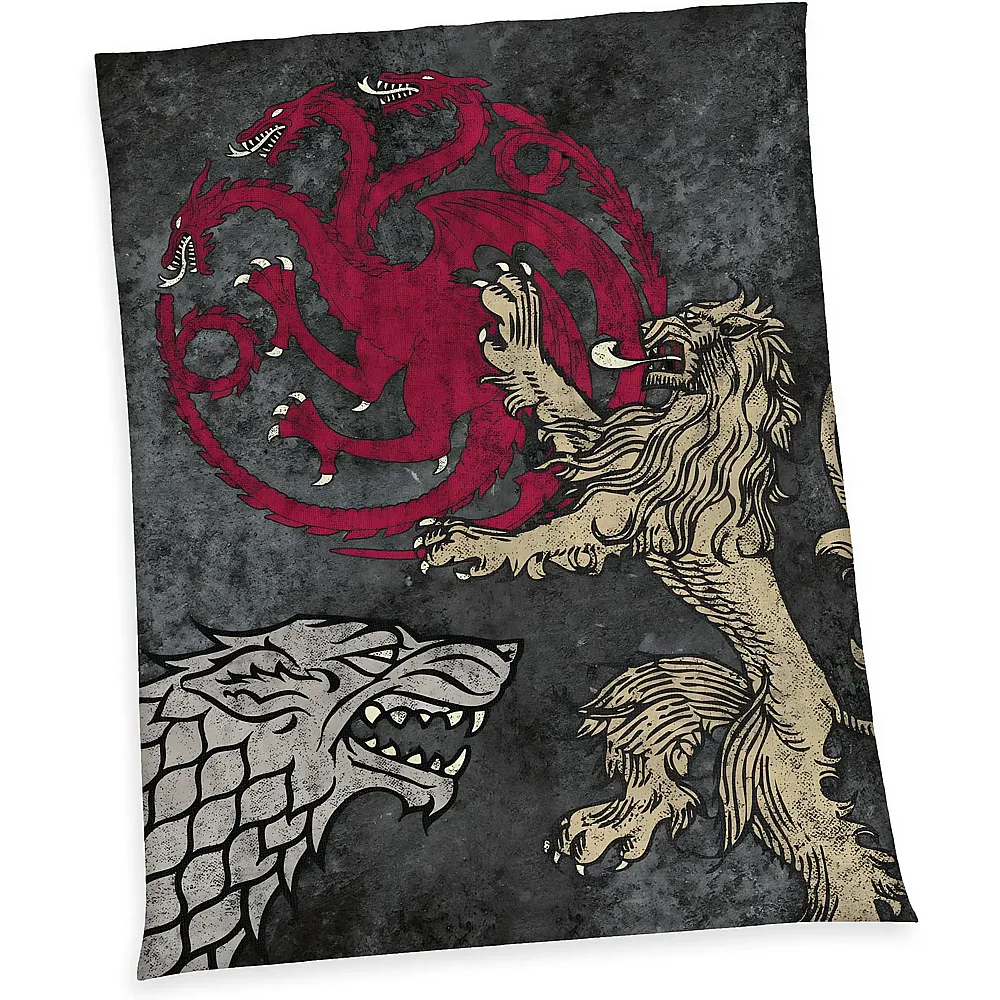 Herding Game of Thrones Wellsoft-Flauschdecke - 150 x 200 cm