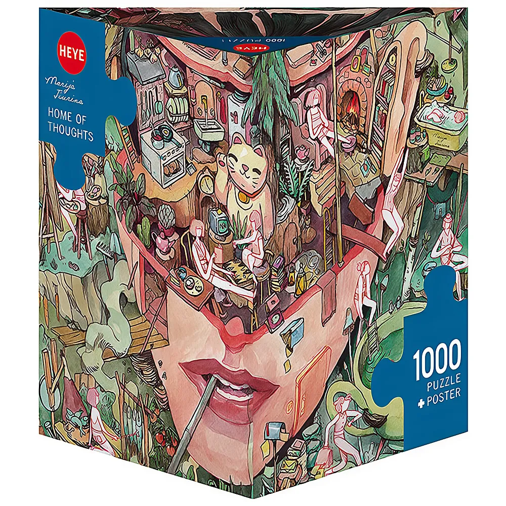 HEYE Puzzle Triangular Home of Thoughts 1000Teile