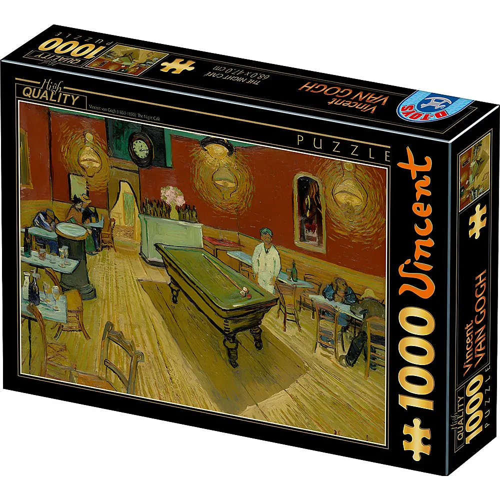 DToys Puzzle Vincent Van Gogh Das Nachtcaf� 1000Teile