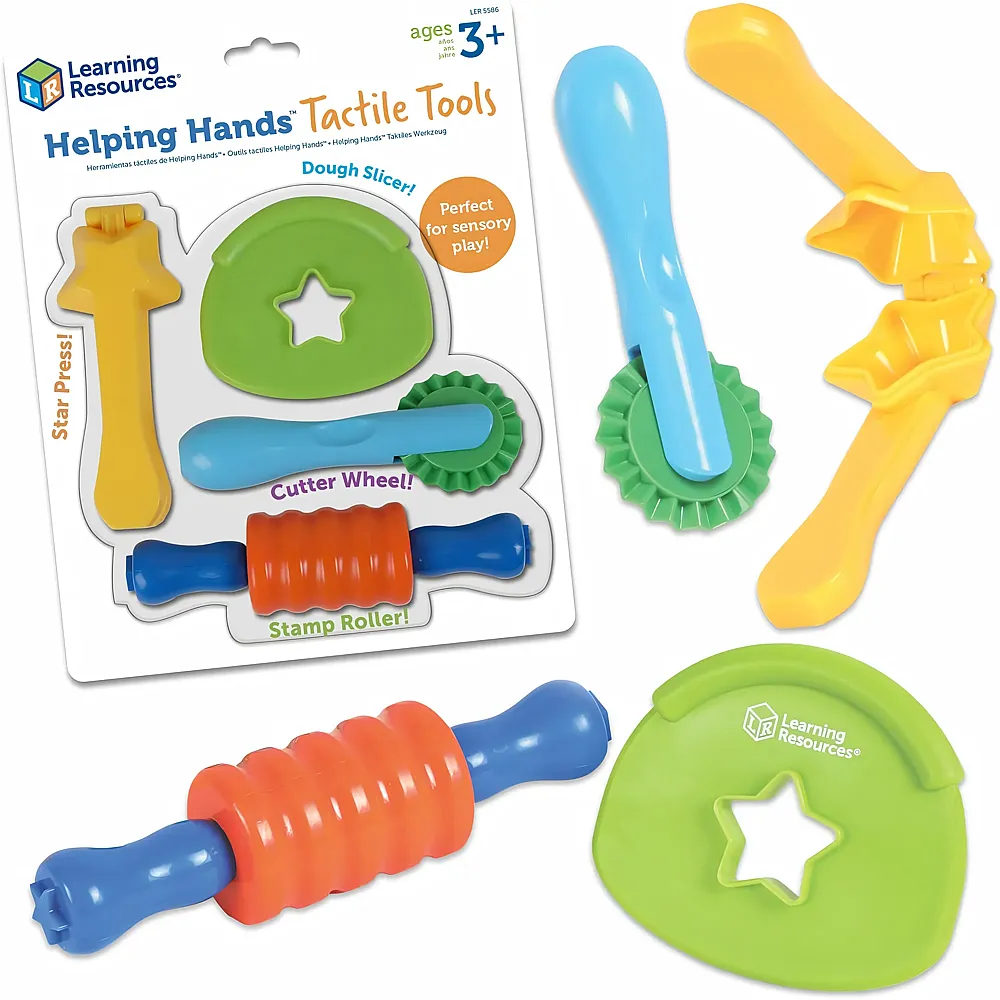 meinspielzeug - Learning Resources Helping Hands Taktile Werkzeuge | Kneten & Formen