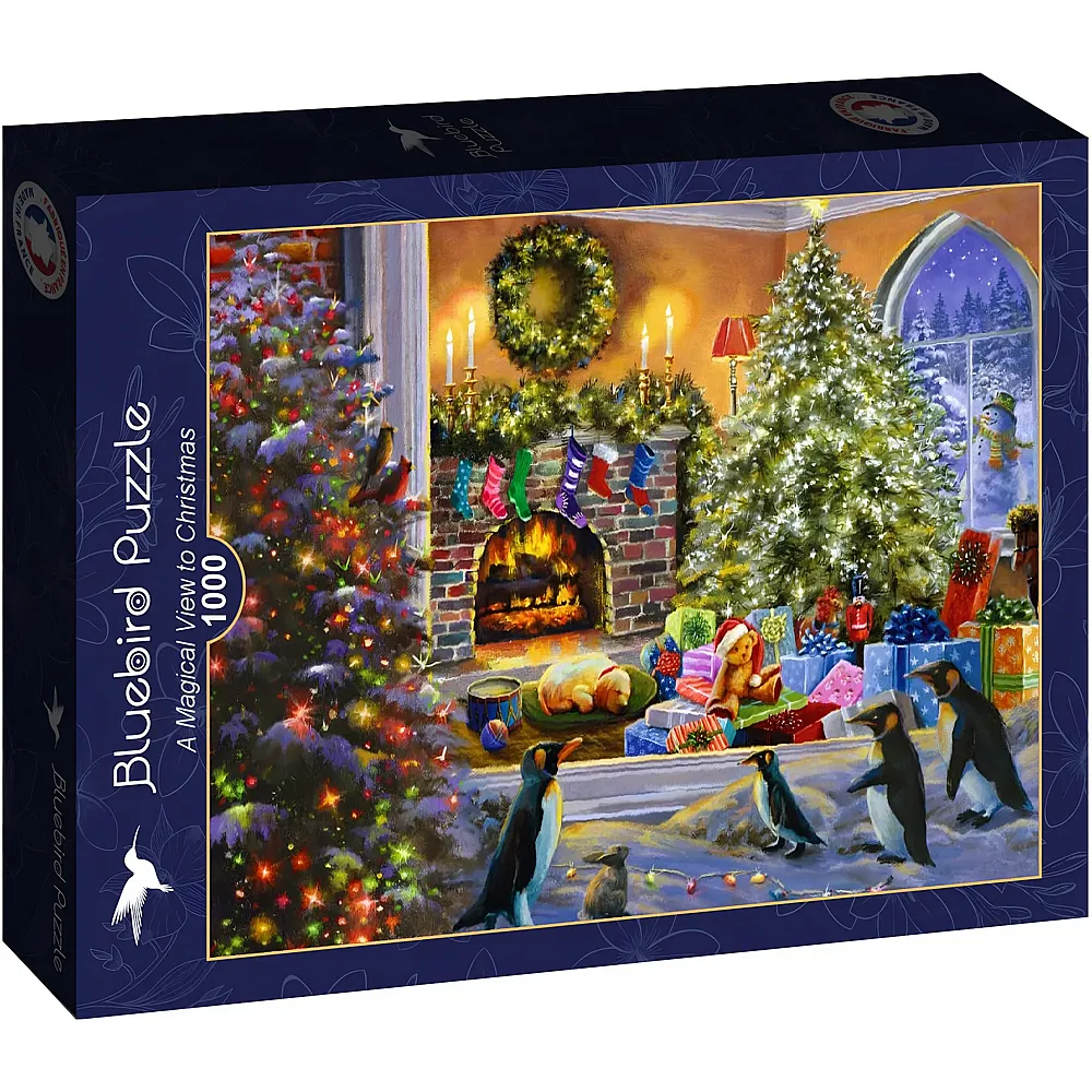 Bluebird Puzzle A Magical View to Christmas 1000Teile