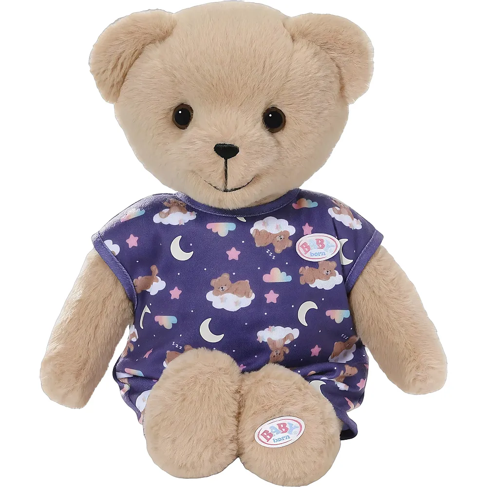 Zapf Creation Baby Born Teddy mit Schlafanzug leuchtet - 43 cm | Puppenzubehör
