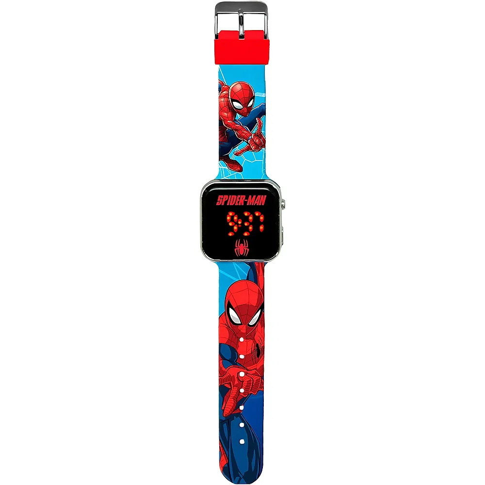 Kids Licensing Spiderman Armbanduhr LED