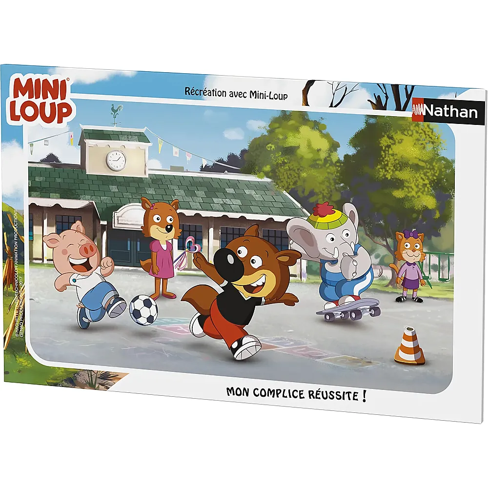 Nathan Puzzle Mini-Loup - 15 Teile | Rahmenpuzzle