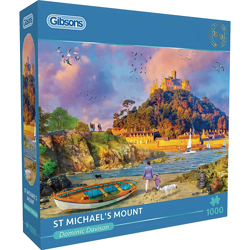 Gibsons Puzzle Dominic Davison St. Michael'S Mount 1000Teile