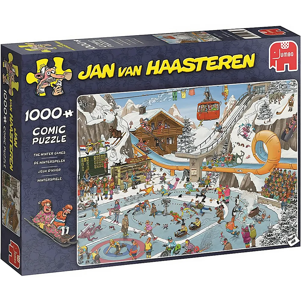 Jumbo Puzzle Jan van Haasteren Die Winterspiele 1000Teile