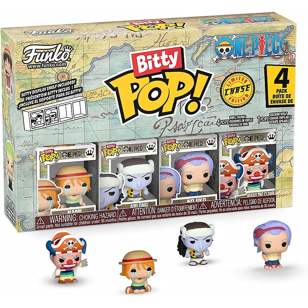 meinspielzeug - Funko Figur Bitty POP One Piece 4-er Pack Nami