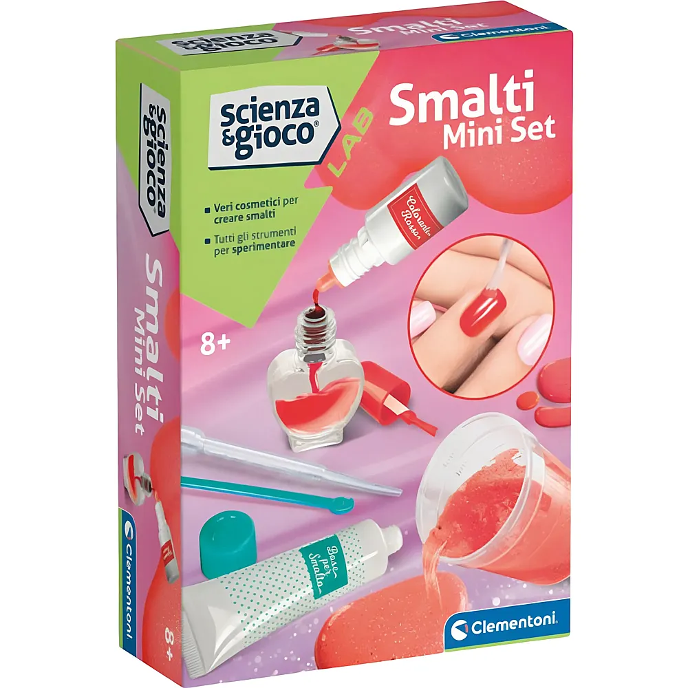 Clementoni scienza & gioco Smalti mini set - Italienisch