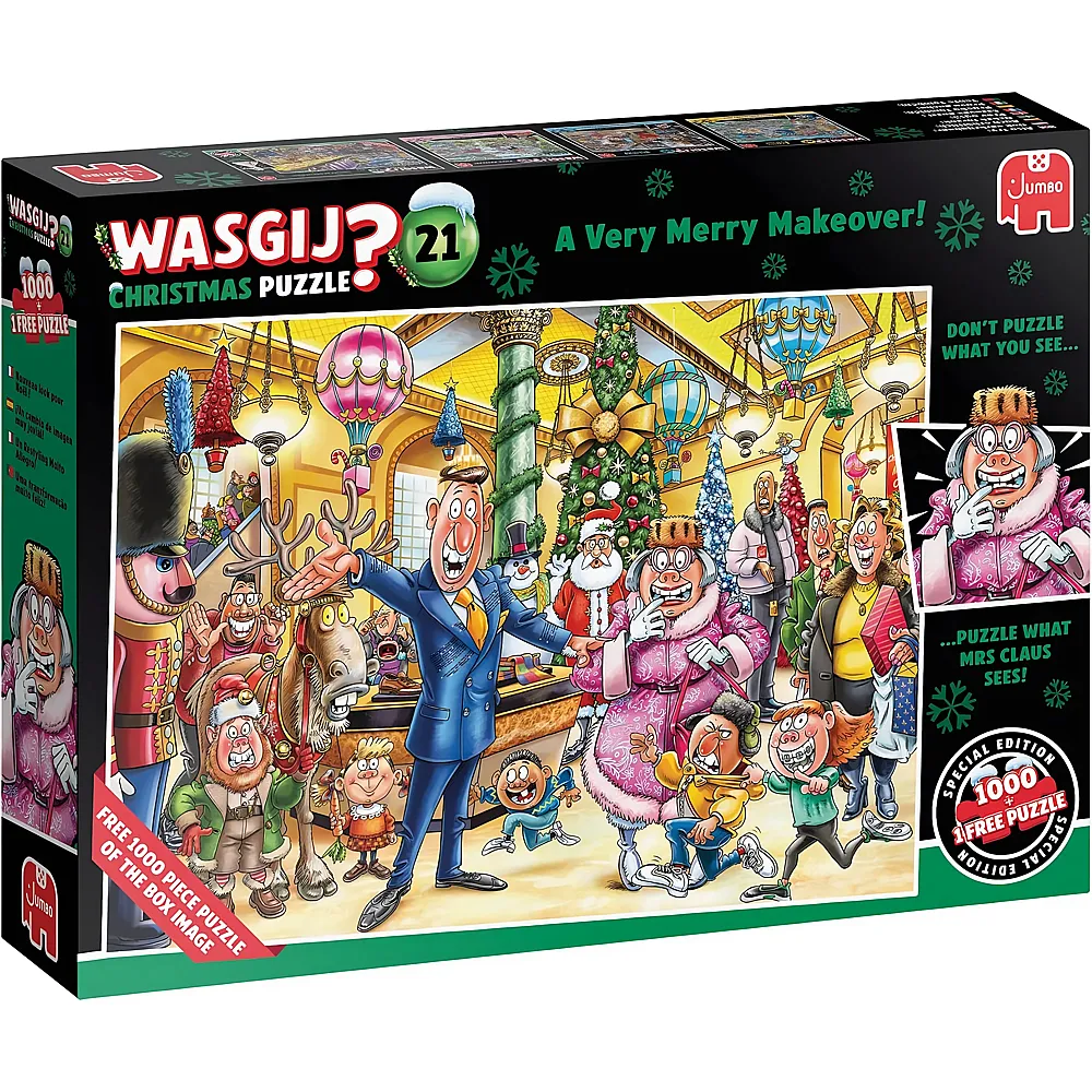 Jumbo Puzzle WASGIJ 2in1 Eine fr�hliche Verwandlung 1000Teile