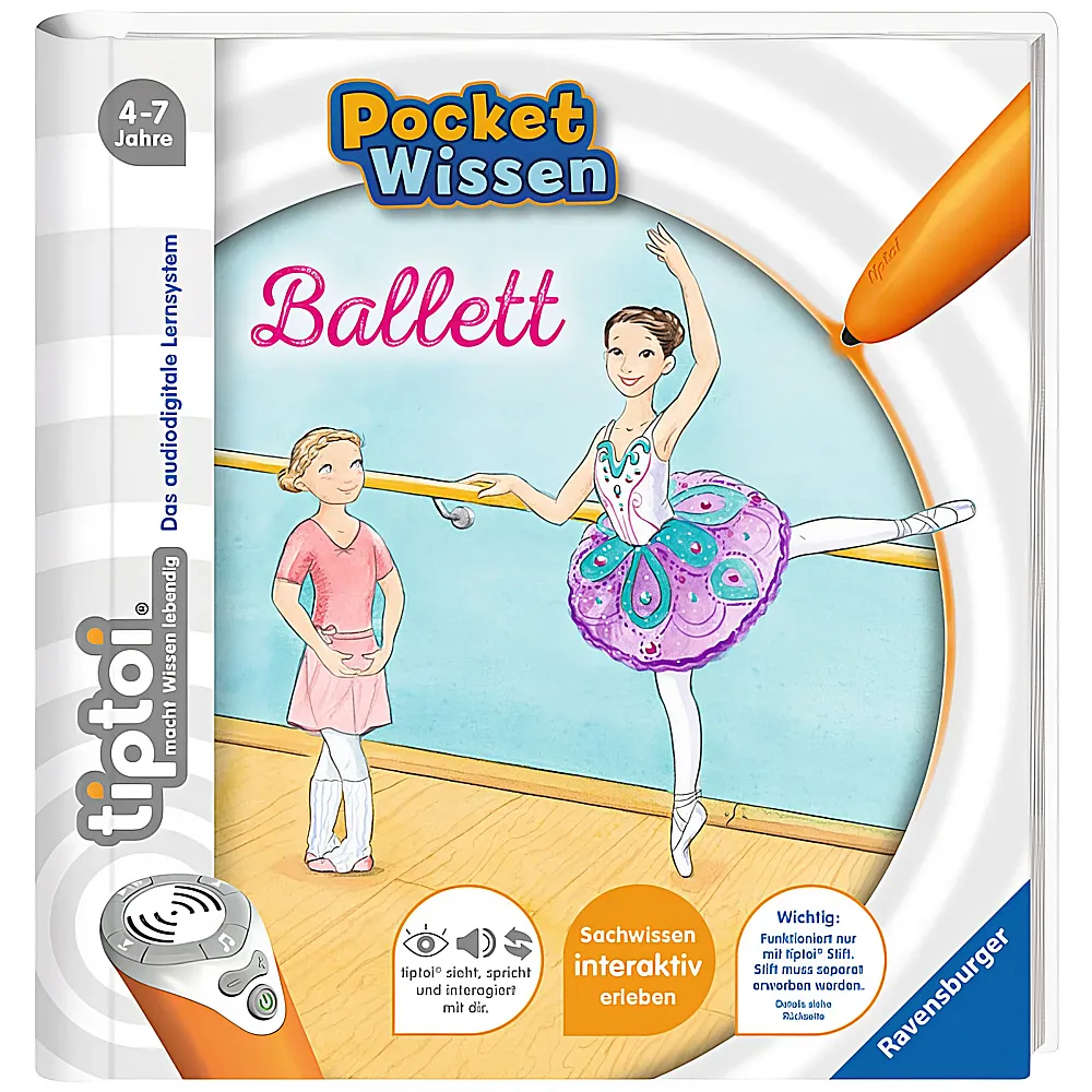 Ravensburger tiptoi Pocket Wissen Ballett