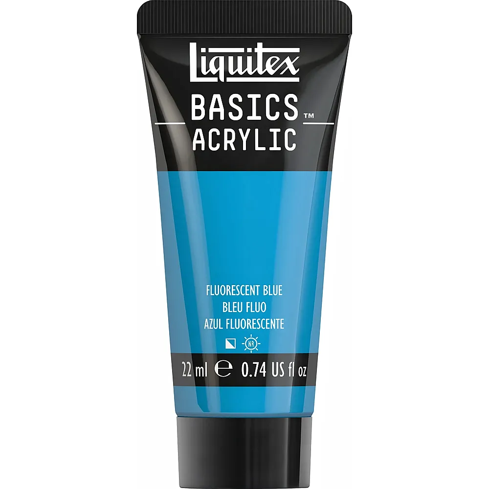 Liquitex Lqx Basics Acrylfarbe 22ml Tube Blau Fluo - Suche