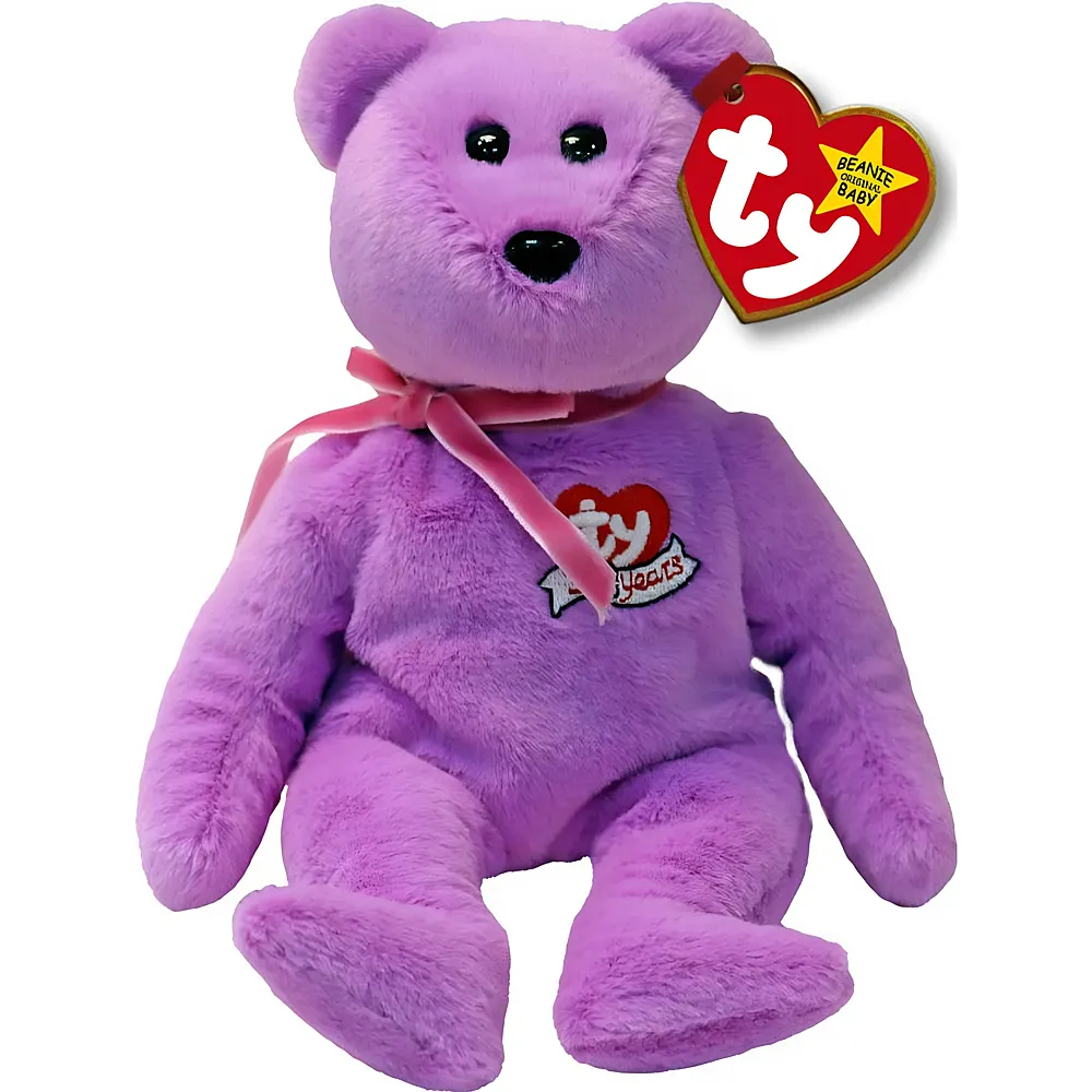 Ty Beanie Babies Jubil�umsb�r Violett - 15 cm - B�ren Pl�sch