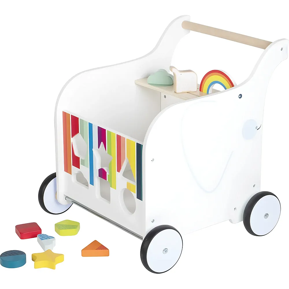small foot Lauflernwagen Spielzeugbox Elefant