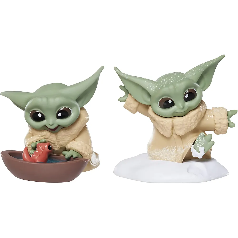 Hasbro Star Wars The Bounty Collection Serie 4 Grogu 2er-Pack, Kaulquappen-Freund und Schneewanderung, f�r Kinder ab 4 Jahren