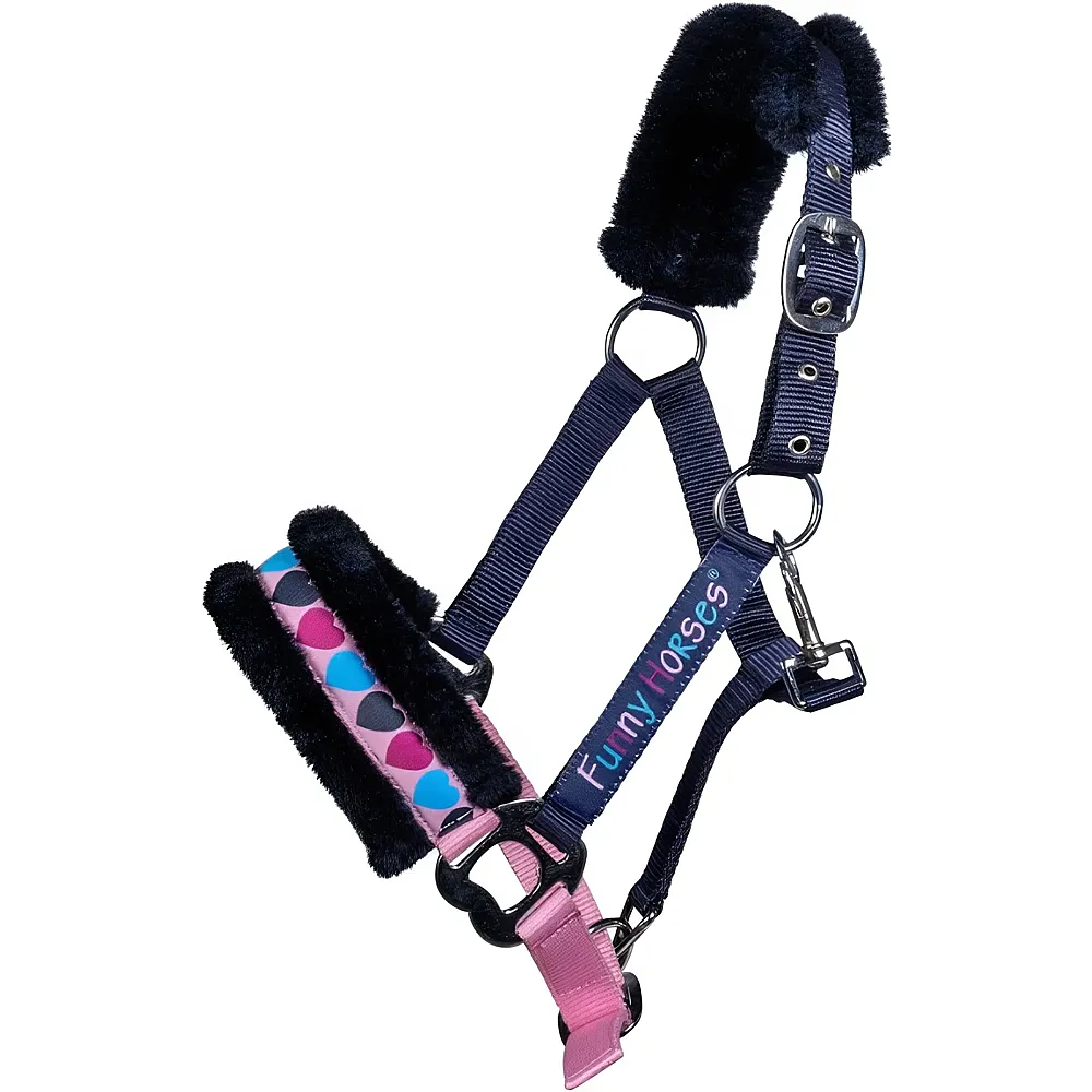 HKM Kids Hobby Horsing Funny Horses Hearts Halfter