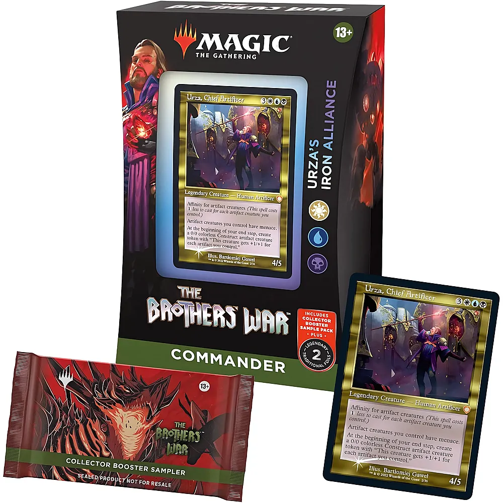 Magic The Gathering The Brothers War Commander Deck - Urza's Iron Alliance - Englisch