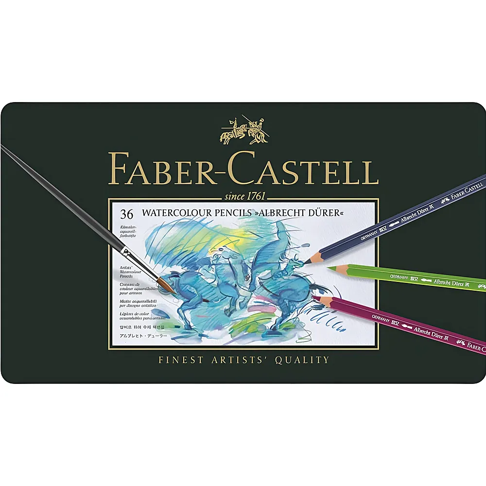 Faber-Castell A. Drrer Aquarellfarbstifte 36er Metalletui | Farbe & Kreide