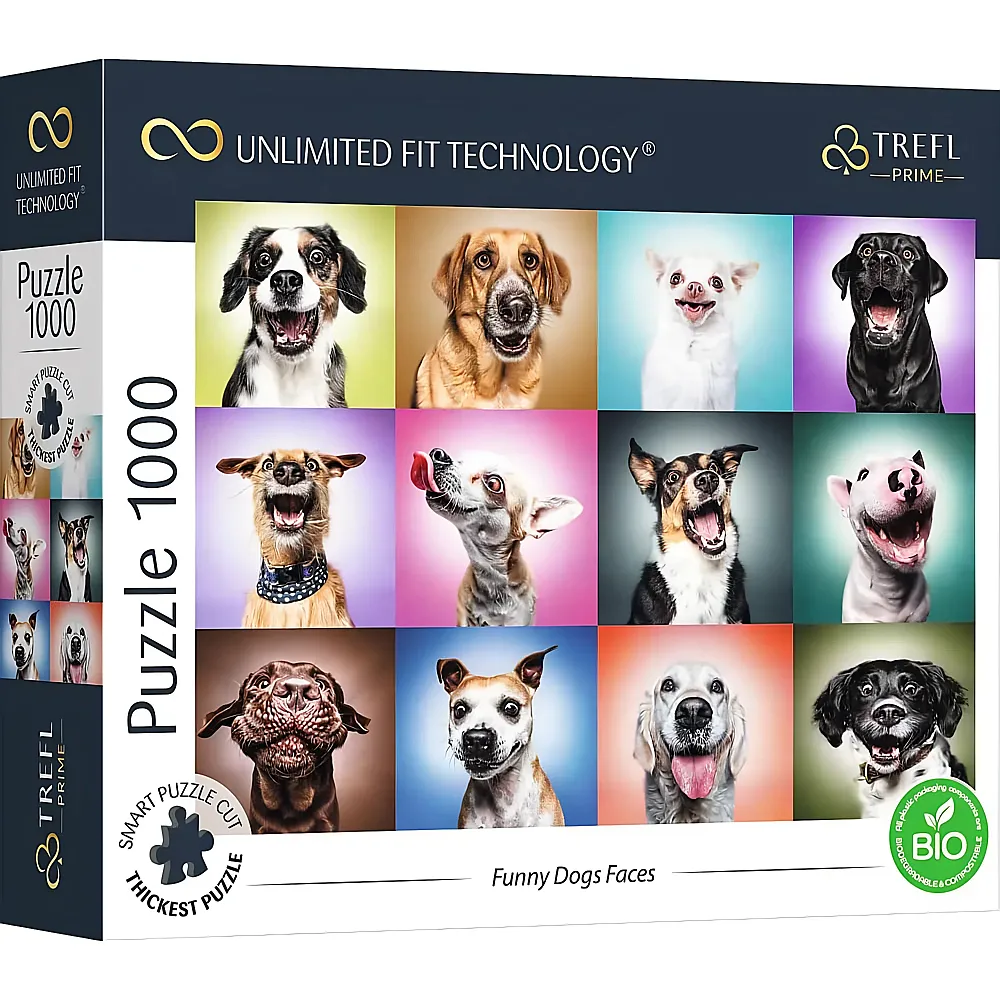 Trefl Puzzle Funny Dogs - 1000 Teile