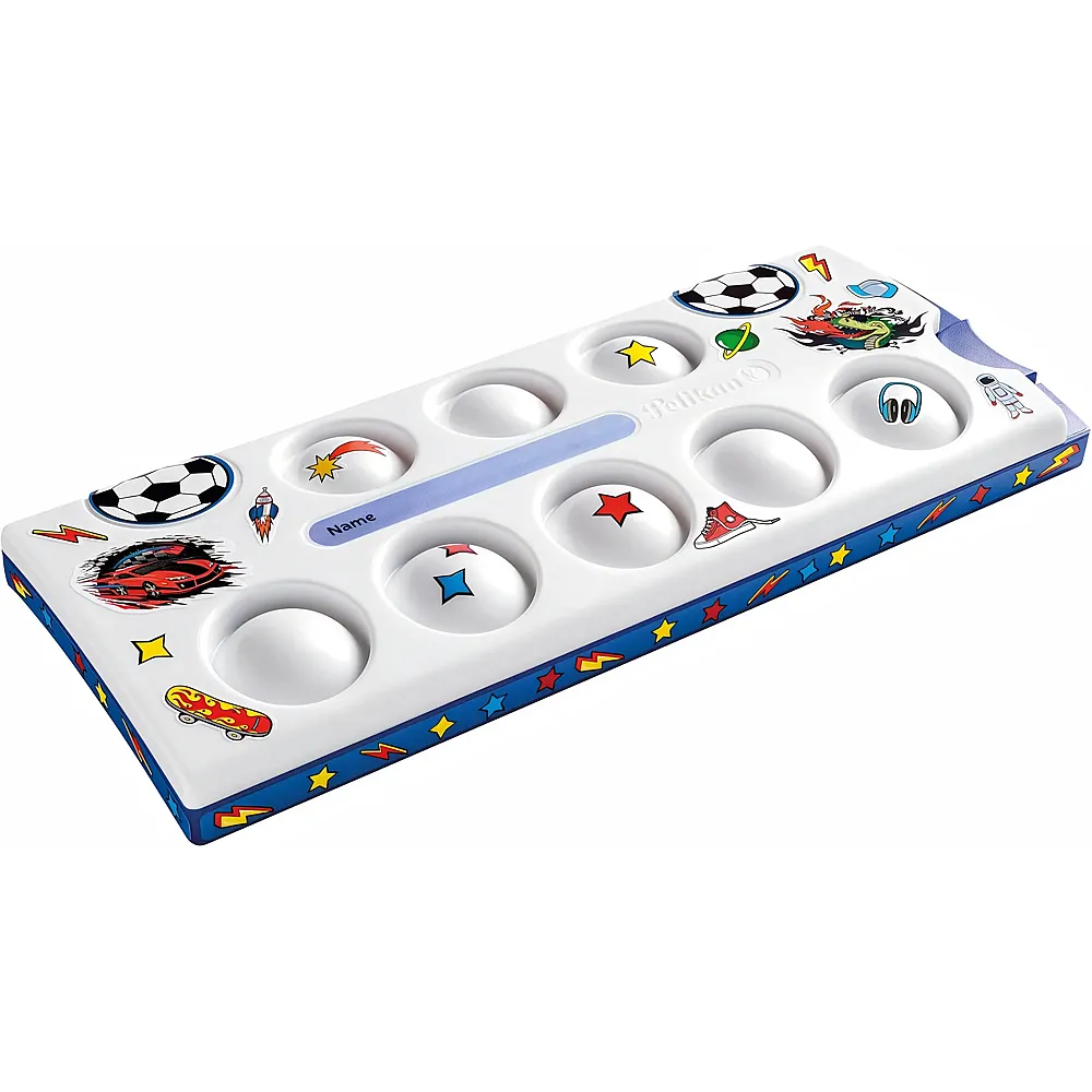 Pelikan Stickerbogen blau