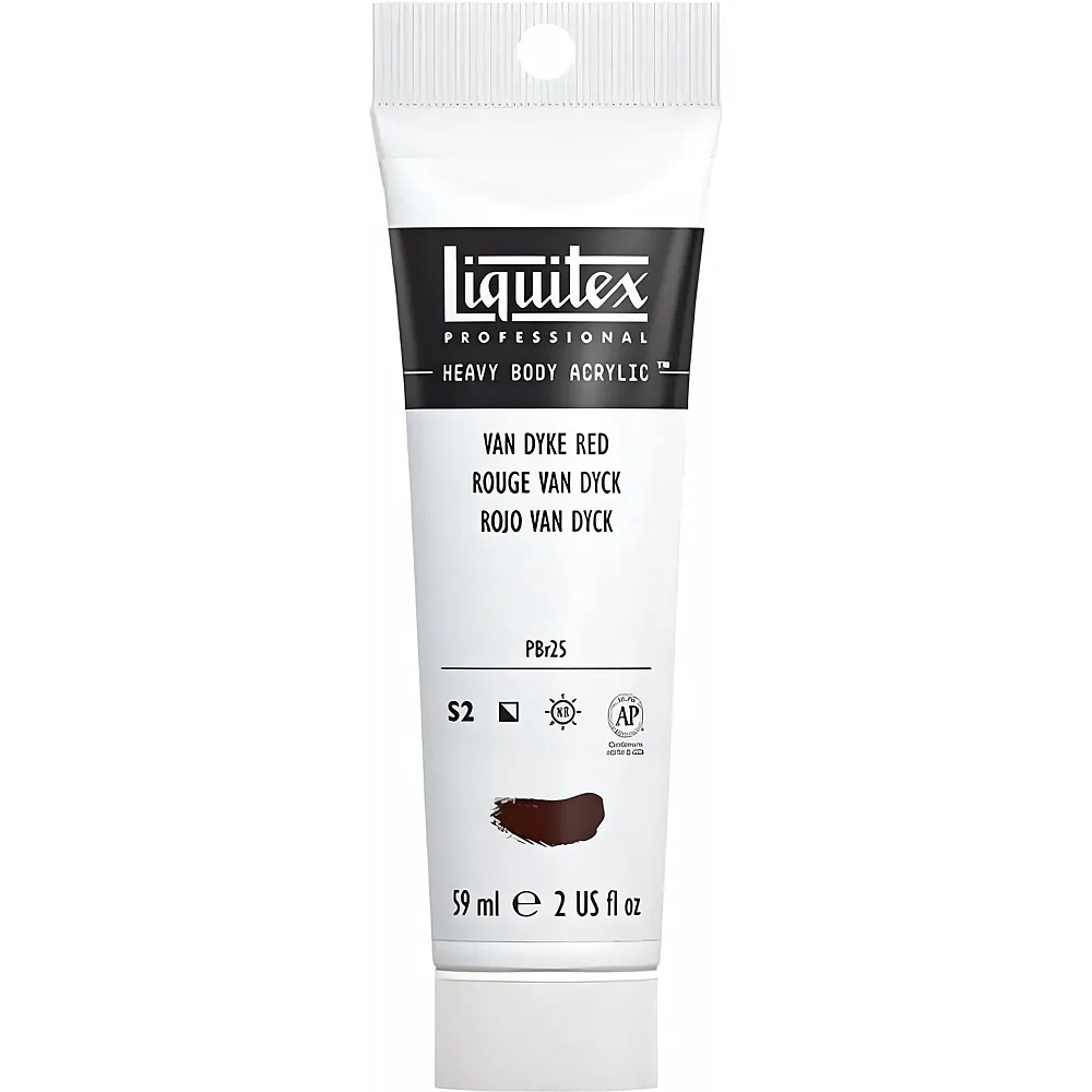 Liquitex Lqx Prof. Heavy Body Acrylfarbe 59ml Tube Van Dyckrot - Suche