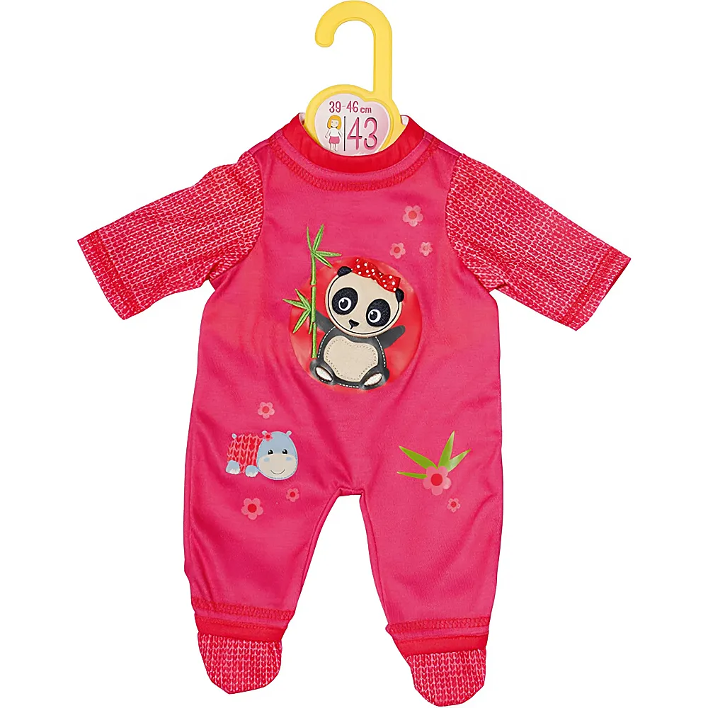 Zapf Creation Dolly Moda Strampler mit Panda - 39 - 46 cm