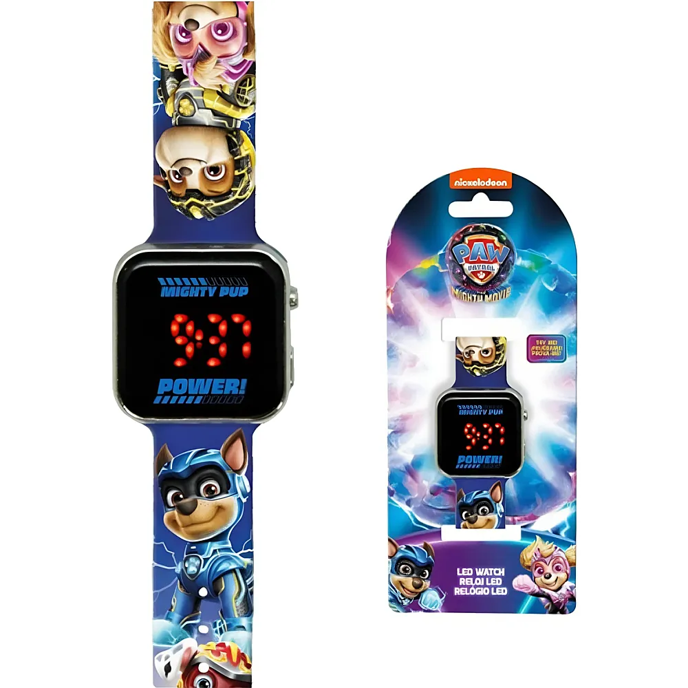 Kids Licensing Paw Patrol Armbanduhr LED 18x7.5x3cm - Suche