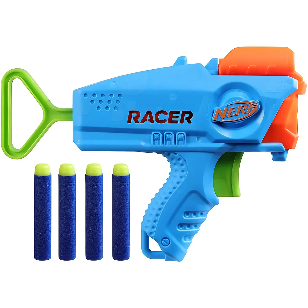 NERF Elite Junior Racer Easy-Play Dart Blaster