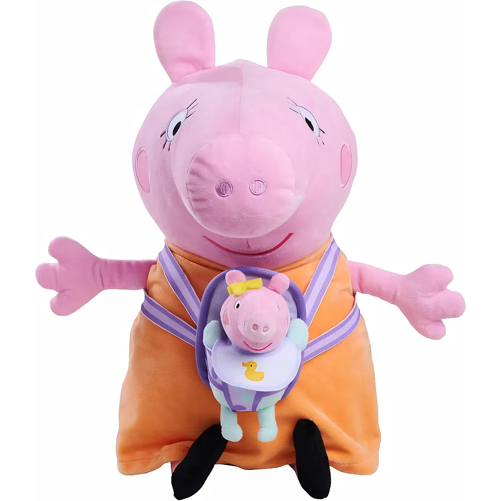 Simba Pl�sch Peppa Pig Mama Wutz mit Evie - 33 cm