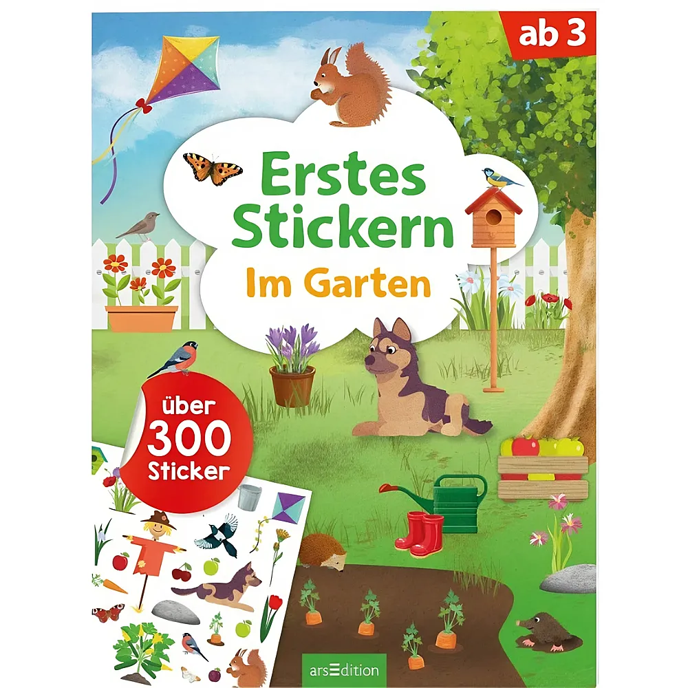 ars Edition Erstes Stickern Im Garten
