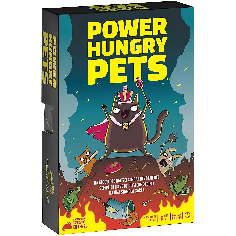Exploding Kittens Power Hungry Pets - Italiano