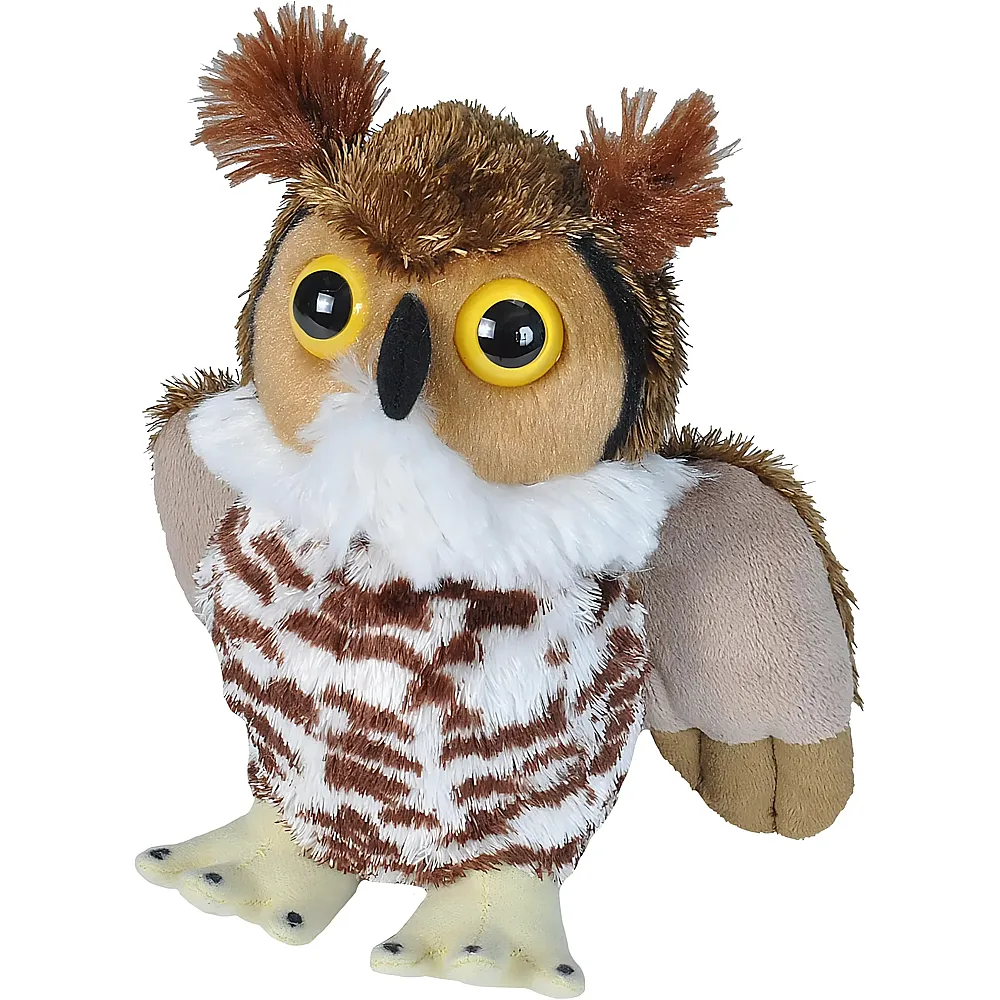 meinspielzeug - Wild Republic Hug'ems Ehrenwerte Eule - 17 cm | V�gel Pl�sch