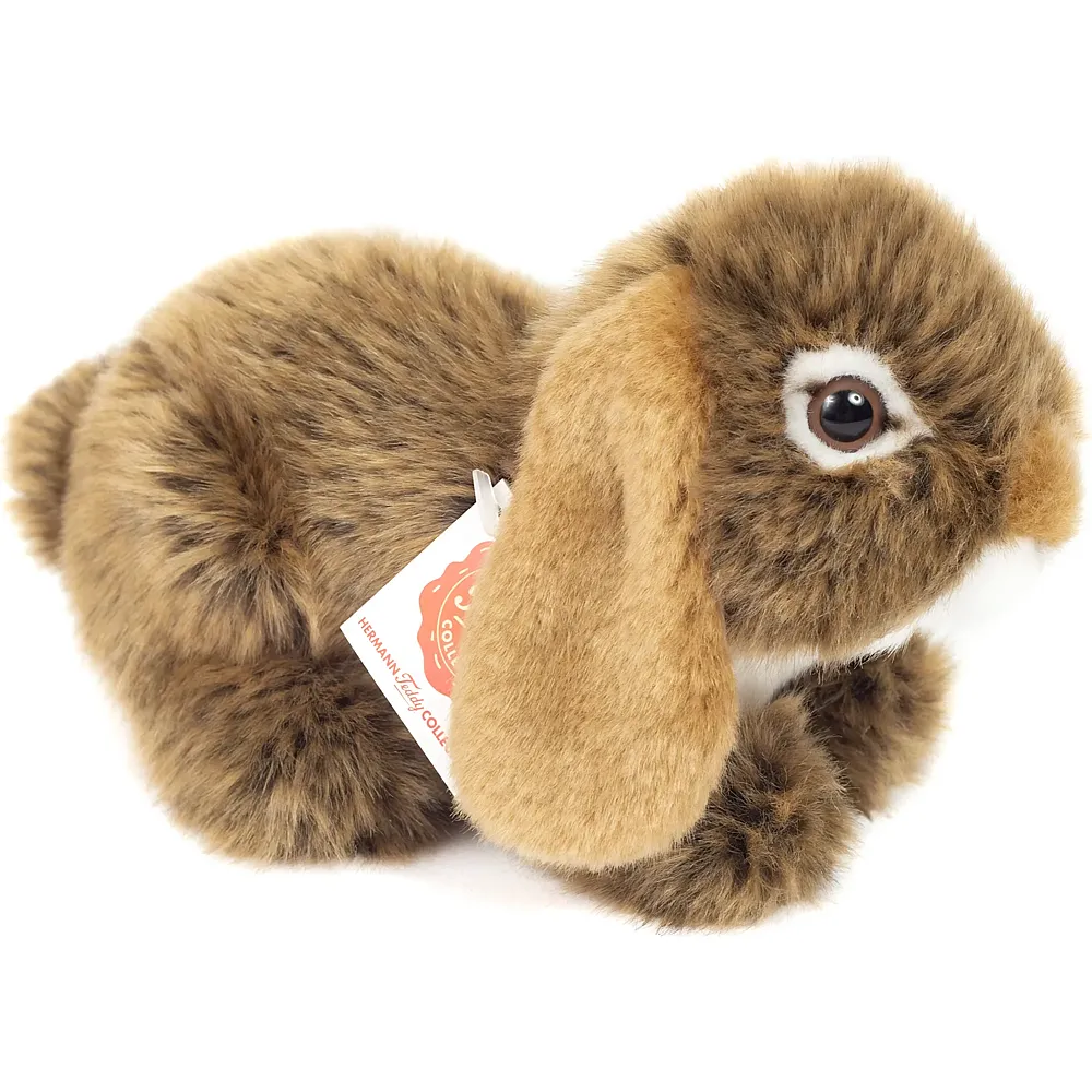 Teddy-Hermann Widderkaninchen Braun - 18 cm