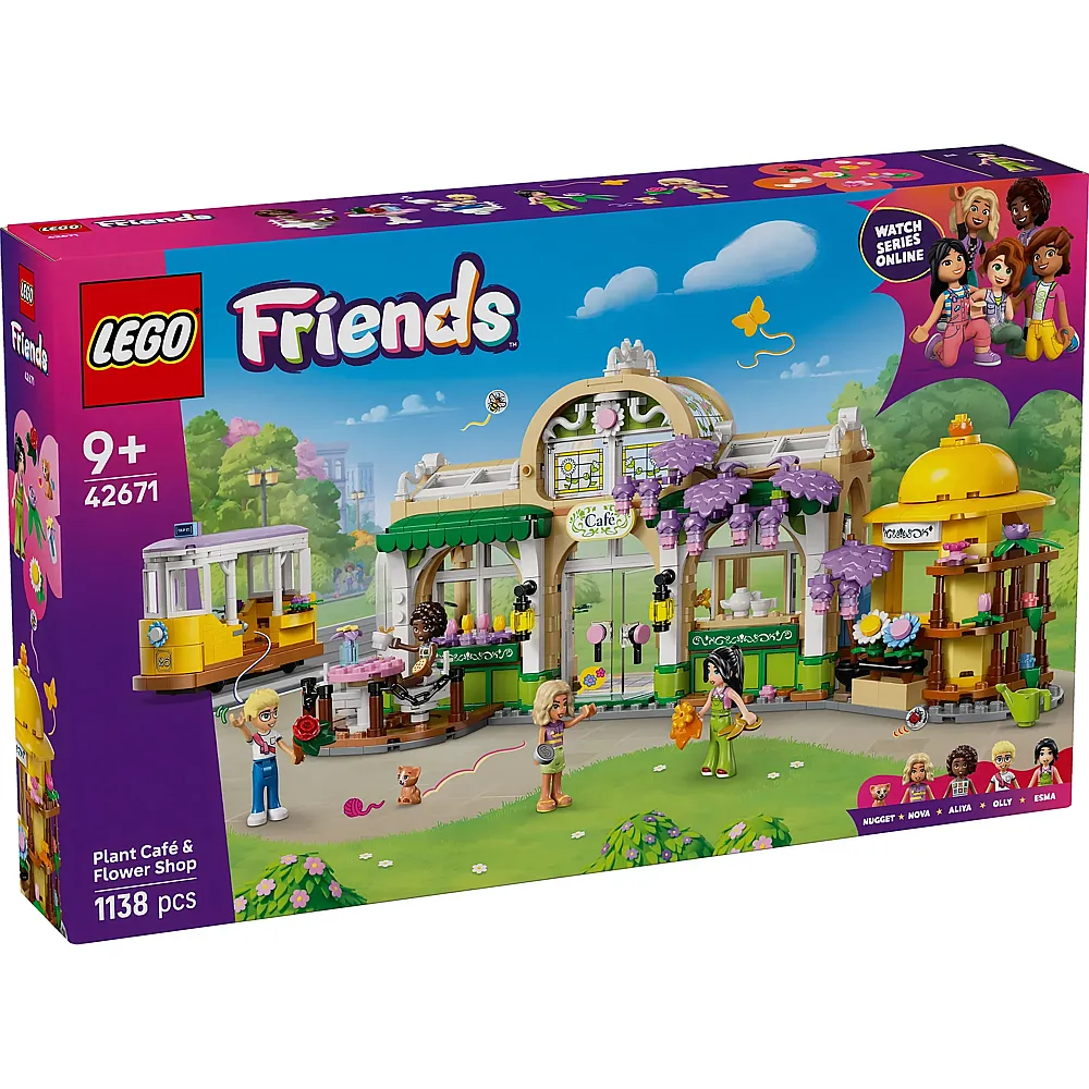 LEGO Friends Pflanzencaf� und Blumenkiosk 1138Teile