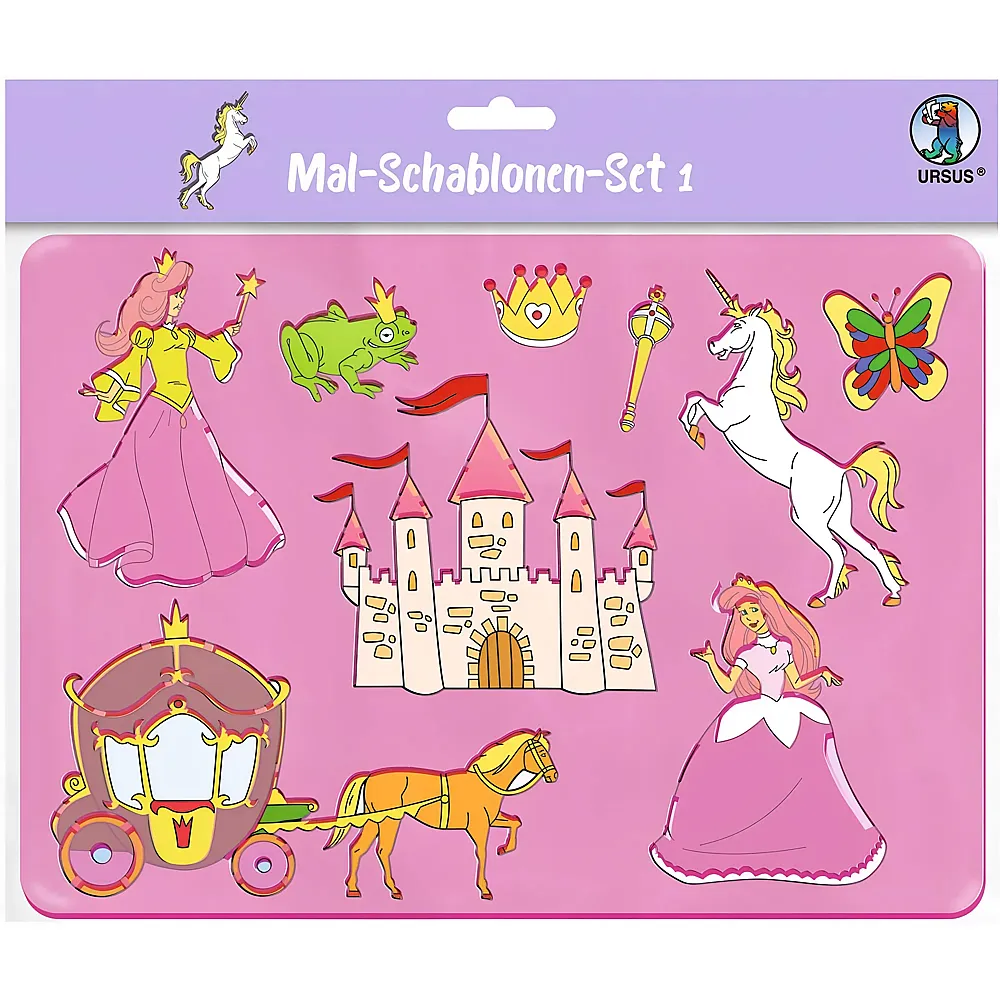 Ursus Schablonen-Set Girl - 6 Teile