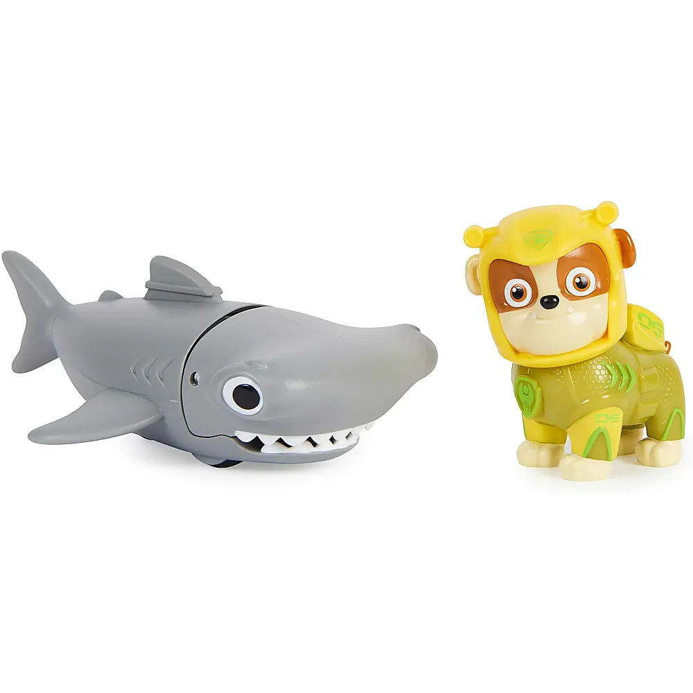 Spin Master Paw Patrol Aqua Pups Rubble und Hammerhai