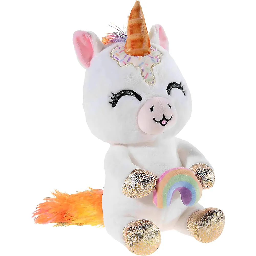 meinspielzeug - Heunec Ice Baby Einhorn Rainbow Chaser - 25 cm | Pferde Pl�sch