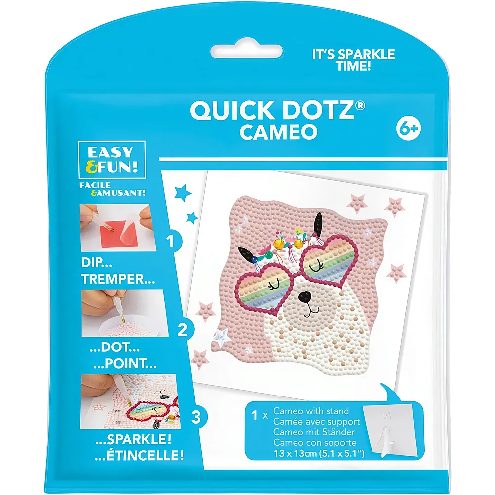 Diamond Dotz Quick Dotz Lama Regenbogen