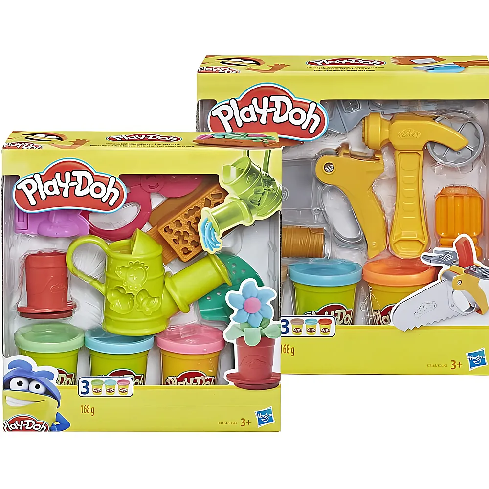 Play-Doh Classic Spielsets Garten und Werkstatt | Kneten & Formen