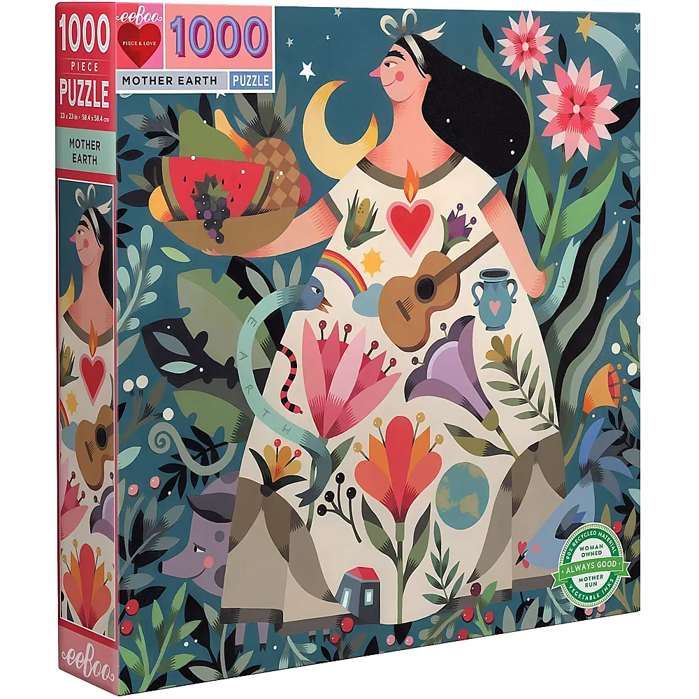 eeBoo Puzzle Mother Earth 1000Teile