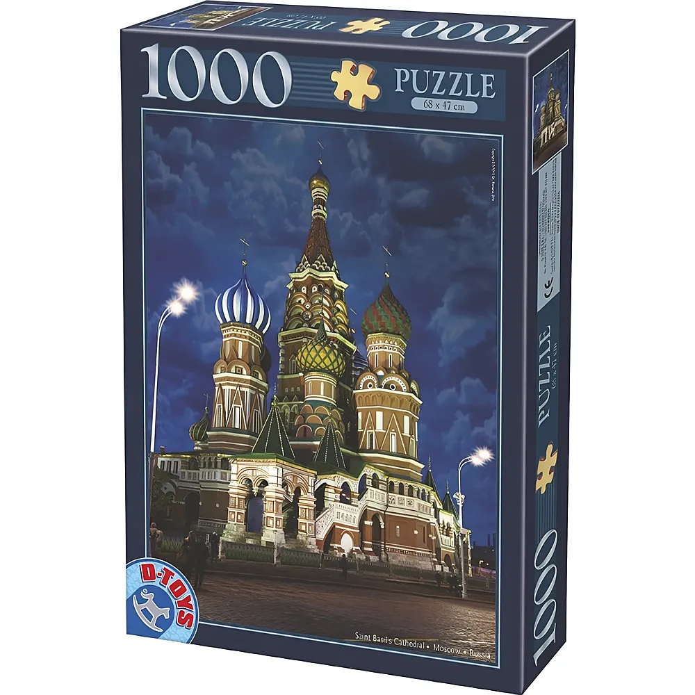 DToys Puzzle Russia, Moscow - Saint Basil's Cathedral - 1000 Teile | Puzzle 1000 Teile